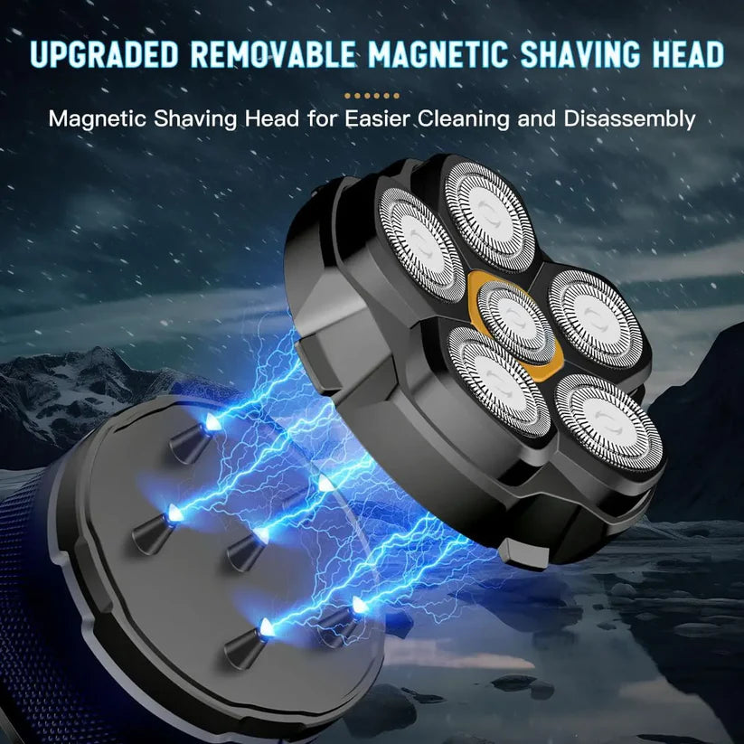 6D Electric USB Head Shaver